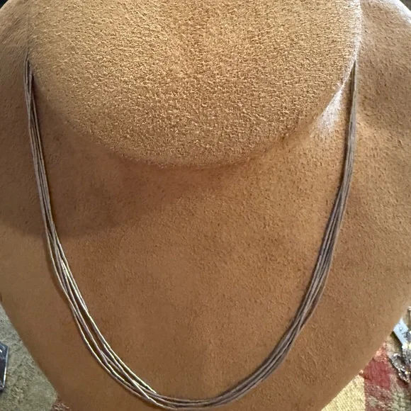 Sterling Silver Multi-Strand Omega Chain Necklace – Marked 925 OTC